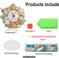Preview: Diamond Painting Design -Uhr Set mit Uhrwerk